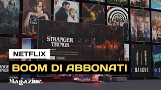 Netflix boom di abbonamenti 70 per il piano con pubblicità Focus su engagement e nuovi formati [upl. by Ativoj]