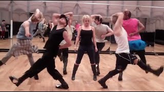 Britney Spears  Hold It Against Me Music Video Rehearsal  Snippet 3 Breakdown [upl. by Bollinger]