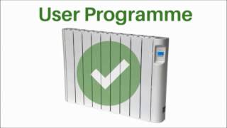 How To Set A User Programme On Your Futura Electric Oil Filled Radiator [upl. by Tynan]