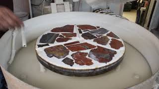 Cutting and Polishing Petrified Wood [upl. by Vivien]