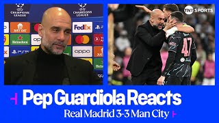 quotWE HAVE TO WIN THE GAMEquot 😣  Pep Guardiola  Real Madrid 33 Man City  UEFA Champions League [upl. by Arekat93]