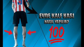 EVDE EN ETKİLİ ALT BACAK CALF ANTRENMANI fitness evdespor [upl. by Shishko37]