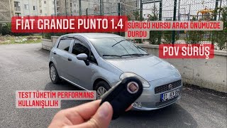 Fiat Grande Punto 14 Benzin LPG detaylı inceleme  POV SÜRÜŞ [upl. by Enela]