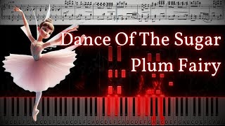 Dance Of The Sugar Plum Fairy by Tchaikovsky  The Nutcracker Suite sheet music for piano tutorial [upl. by Nirred]