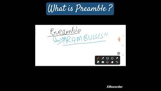 What is preamble Meaning of Preamble 🤔🤓 constitution preamble shorts [upl. by Erasmo589]