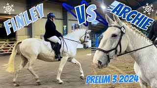 COME TO A DRESSAGE SHOW WITH US PRELIM 3 2024 TEST SHOW HORSES TRY DRESSAGE [upl. by Yrovi]