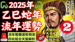 【2025年乙巳年流年運勢分析2】【天機化祿 天梁化權 紫微化科 太陰化忌】 全方位解讀【星性介紹、整體運勢、天盤解析、四化組合吉凶分析】 命運好好玩  【紫微斗數2024EP52】 [upl. by Erny]