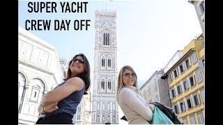 Super Yacht Crew Day Off in Florence Captains Vlog 52 [upl. by Flita]