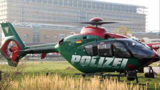 Polizei Helikopter in Greifswald Klinikum [upl. by Chavaree]