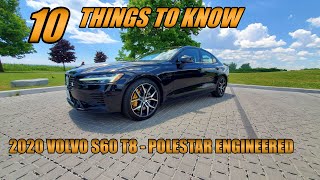 10 Things to Know  2020 Volvo S60 T8 Polestar Engineered [upl. by Bellina]