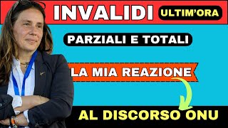 🔴INVALIDI ➡ REAGISCO AL DISCORSO DELLA LOCATELLI ALLONU [upl. by Nirrak]