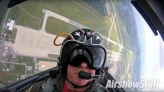 Sea Harrier Cockpit Cam  Dover AFB Open House and Airshow 2017 [upl. by Areem]