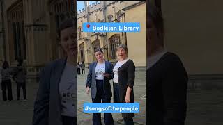 SongsofthePeople Launch for ECHR75 in Oxford  📍Bodleian Library 🎶 [upl. by Alina684]