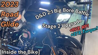 Stage 2 CR483 Cam DampD 21 Exhaust  2023 Harley Davidson Road Glide [upl. by Renato399]