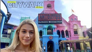 Universal CityWalk Antojitos Authentic Mexican Food Restaurant  Dining Review  Orlando Florida [upl. by Arbma]