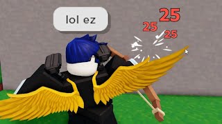 i Secretly used AIMBOT HACKS against the Best Player Roblox Bedwars [upl. by Meredith]