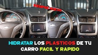 Como HIDRATAR los plasticos de tu carro y mantenerlo SIEMPRE NUEVO HazloTuMismo [upl. by Rebor]