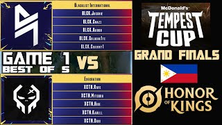 Grand Finals Game 1  BLACKLIST vs EXECRATION  HOK x McDonalds Tempest Cup Best of 5 [upl. by Odoric]