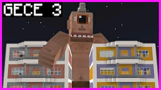 GECE SAAT 3TE TEPEGÖZÜN EVİNE GİRDİK 😱  Minecraft [upl. by Derriey177]