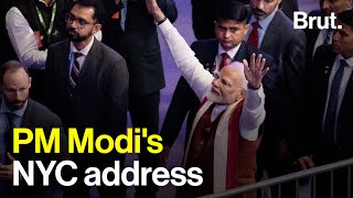 PM Modi’s NYC speech [upl. by Luanni556]