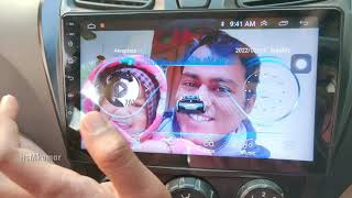 How to change theme wallpaper in megasonic car infotainment system [upl. by Ellenuahs]