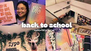 Back to School Shopping • Whats in my bag typo fully booked nbs 🌸  stuDENTISTA Diaries ♡ [upl. by Esme]