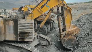 Nice and Easy Loading Awesome Machine Working at Another Level Komatsu PC4000 Excavator Loads Truck [upl. by Ear]