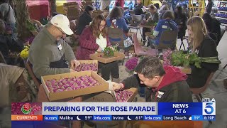 Rose Parade preparations near finish line as New Years Day draws closer [upl. by Ayhay56]