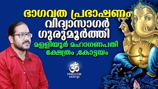 Bhagavatha Prabhashanam  ഭാഗവത പ്രഭാഷണം  Vidyasagar Gurumoorthi  Hinduism മലയാളം [upl. by Adnahc]