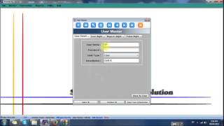 Weighbridge Software Training  Part  4  User Setting [upl. by Ahsiemat]