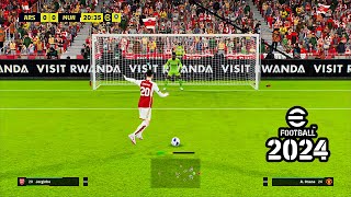 Efootball 2024  Jorginho signature penalty jump [upl. by Yeneffit400]