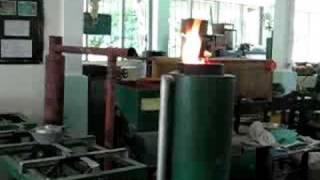 rice husk gasifier stovedouble burnerpart2operation [upl. by Acinoev]