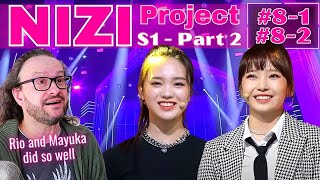 NIZI PROJECT part 2 81 82 reaction  NiziU in the making [upl. by Euqinoj21]