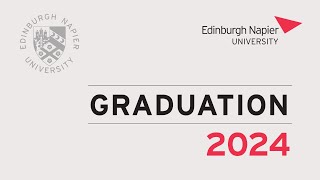 Edinburgh Napier University Graduation 11am Thursday 31st October 2024 [upl. by Staal]