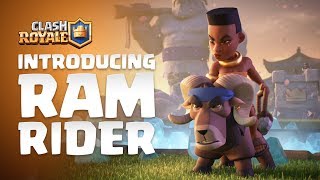 Clash Royale Introducing Ram Rider 🐏🌿💪🏾 NEW LEGENDARY CARD [upl. by Ohcirej957]