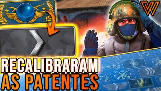 RECALIBRARAM as Patentes no CSGO Atualização no Matchmaking Que NÃO AGRADOU os Players [upl. by Ihn249]