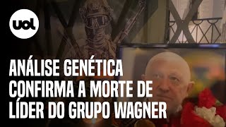 Prigozhin Análise genética confirma a morte de líder do grupo Wagner diz Rússia [upl. by Retepnhoj]