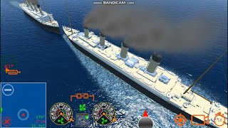 RMS Olympic VS RMS Olympic  Ship Handling Simulator  Ship Mooring 3D [upl. by Airehs]