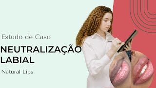 Como fazer Neutralização Labial em lábios escuros  Micropigmentação Labial [upl. by Tshombe]