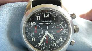 芝柏 Girard Perregaux Ferreri F1047 Ref4955 Aluminium Chronograph Function Testing [upl. by Uase321]