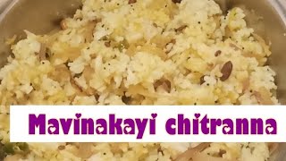 Mavinakayi chitranna kannada recipe how to make mavinakayi chitranna [upl. by Nostets]