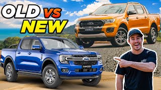 2022 V6 FORD RANGER vs OLD model Is it REALLY better Expert review amp comparison [upl. by Aiclid]