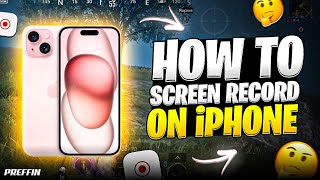 How to screen record on iPhone  Screen recorder for iPhone  iPhone screen recorder settings [upl. by Kosel]