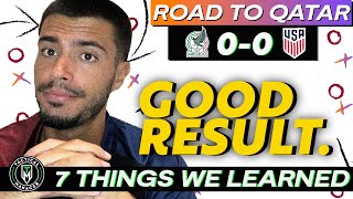 Mexico 00 USA  What did we learn  7 Tactical Takeaways [upl. by Roosevelt]