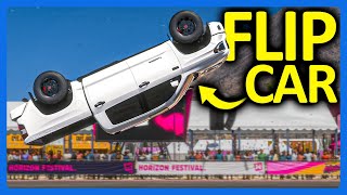 Forza Horizon 5  Breakdancing Cars FH5 How To Make Flip Cars [upl. by Polly]