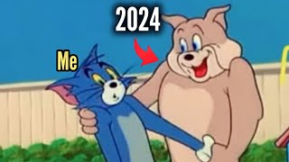 💥HAPPY NEW YEAR 2024 Tom and Jerry Meme [upl. by Orelie]