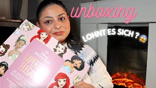 Disney Prinzessinnen Adventskalender unboxing ❤️ [upl. by Atinas360]