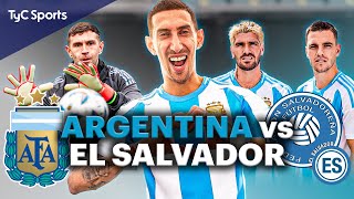 EN VIVO 🔴 ARGENTINA vs EL SALVADOR  Amistoso fecha FIFA ⚽ ¡Juega la SCALONETA por TyC SPORTS [upl. by Eycal979]