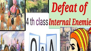 4 th Standard  EVS 2 Lesson Number 8 Defeat Of Enemies Ke Question And Answer [upl. by Leahci]