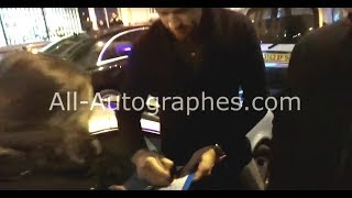 Armie Hammer signing autographs in Paris Part 1 [upl. by Courcy]